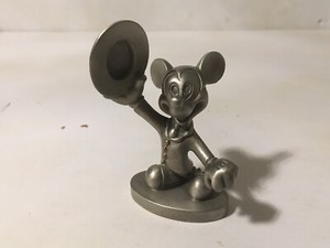 Disney Hudson Pewter Mickey Mouse Entertainer Host MC Top Hat | eBay