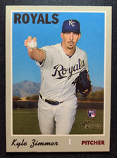 2019 Topps Heritage #653 Kyle Zimmer RC Royals