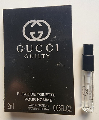 GUCCI GUILTY  VAPORISATEUR NATURAL SPRAY EAU DE TOILETTE  2ML NEW