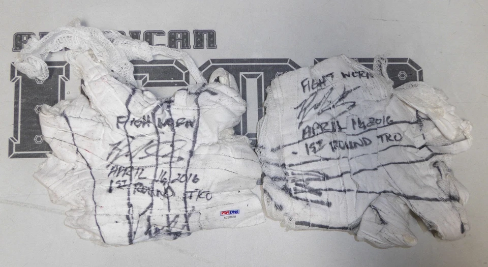 Raymond Daniels Signed Bellator Kickboxing 1st Event Fight Used Wraps PSA/DNA - Image 2 of 4