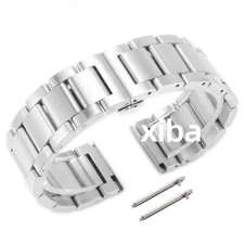 Replacement 16mm-26mm Watch Bracelet Solid Steel Watch Band Strap Quick Release