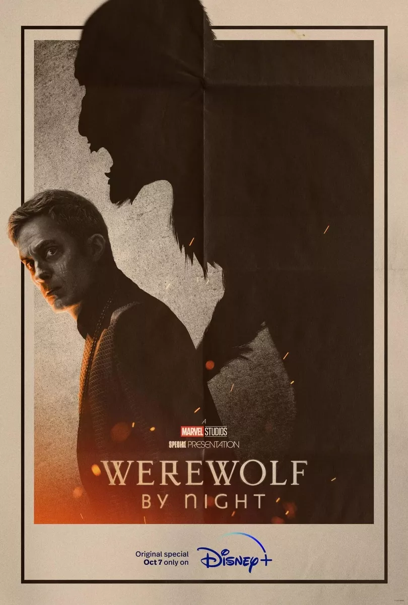 2022 Werewolf By Night Movie Poster 11X17 Marvel Jack Elsa Bloodstone🐺🌙 🍿