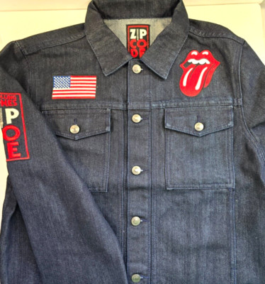 Rolling Stones US Zip code tour 2015 Denim Jacket official merchandise small