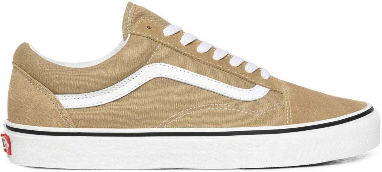 Vans Men\'s Old Skool Corn Stalk Beige True White Skate Shoes Size 8 NIB Vans Unisex Old Skool Skateboarding Shoes VN0A38G17ZF Corn  main image 3