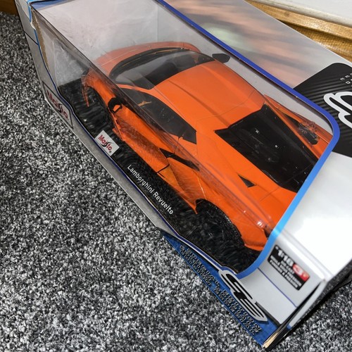 Neu Maisto 1:18 Lamborghini Revuelto orange Diecast Modellauto versiegelt ideales Geschenk - Bild 5 von 6