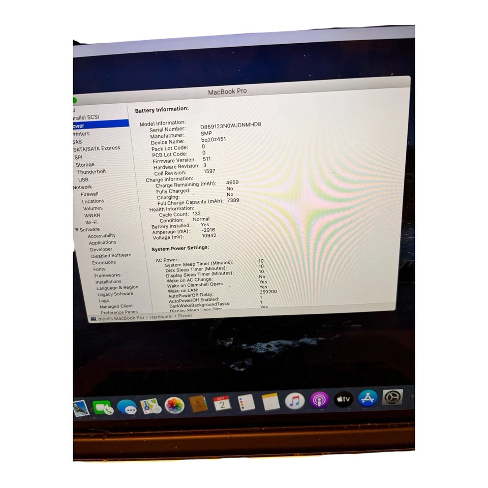 Apple MacBook Pro Mid 2012 10.1 A1398 i7-3615QM 2,3GHz 251GB SSD 8GB Qwerty - Bild 3 von 4