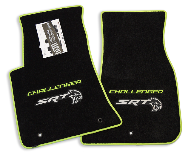 NEW! Dodge Challenger SRT HELLCAT Floor Mats Choose Color Trim & Logo