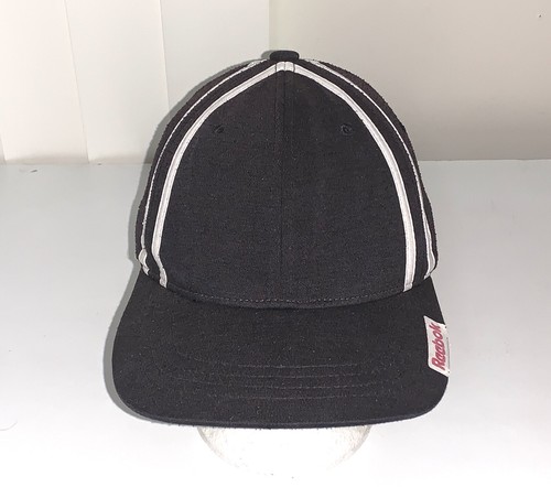 Reebok Classic Union Jack Vtg 1980s Flexfit Black Hat 7 3/8 Korea - Picture 4 of 10