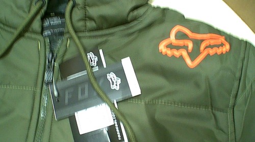 CHAQUETA FOX MOTOCROSS BICICLETA DE MONTAÑA BMX ATV MX / CAMUFLAJE SASQUATCH POLAR SUDADERA CON CAPUCHA MEDIANA - Imagen 3 de 11