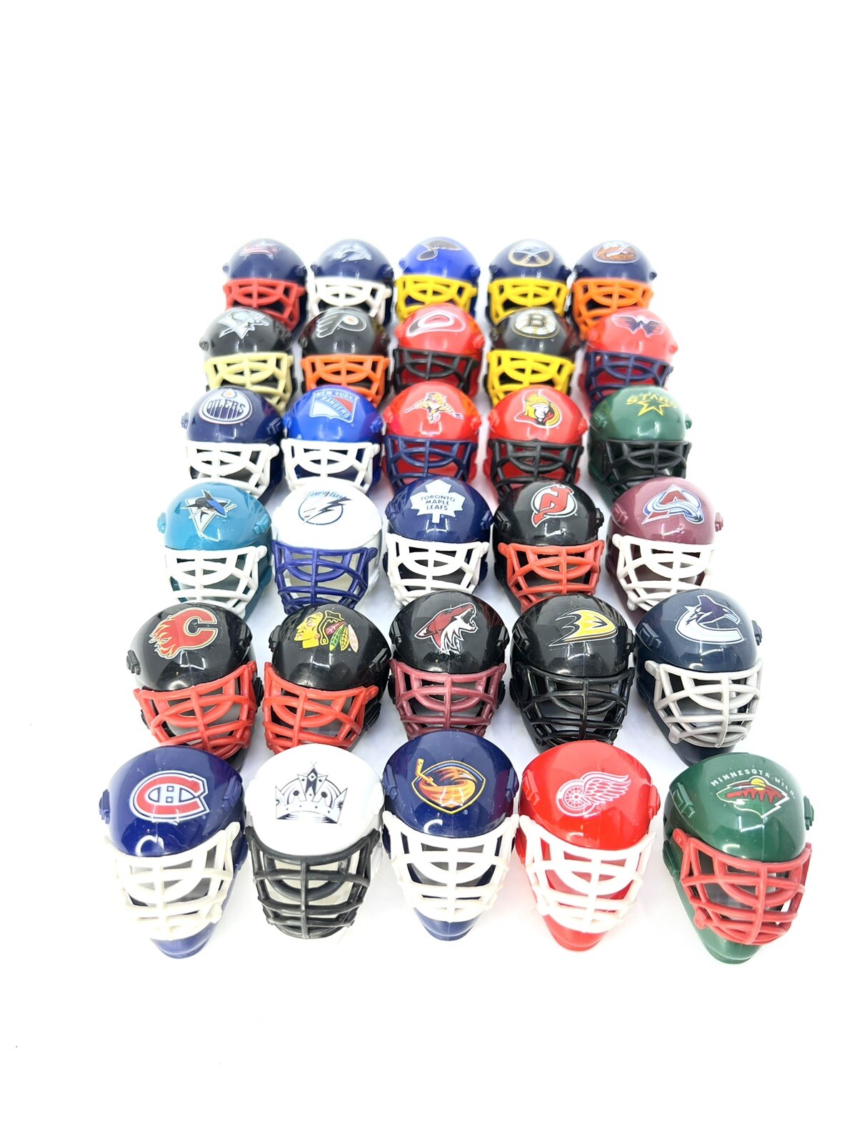 Franklin NHL Hockey Goalie Mask Mini Helmets Complete Set 30 Teams