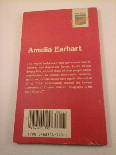 1984 Academic Industries Pocket Biographies PB Comic #2 AMELIA EARHART - Picture 3 of 4