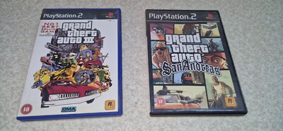 PLAYSTATION 2 PS2 GRAND THEFT AUTO / SAN ANDREAS, GTA III, #P4