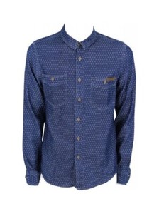 damage denim shirt