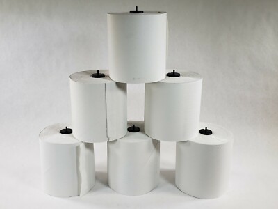 Lot Of 6 Array 136270 White 1 Ply Roll Towels 7.75 in X 700 ft 
