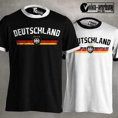 Deutschland T-Shirt Trikot Herren Damen Fußball Germany Geschenk Modern WM 2026
