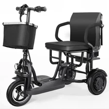 TopMate Electric Scooter 3 Wheel 250W Power Mobility Scooter for Adult Senior