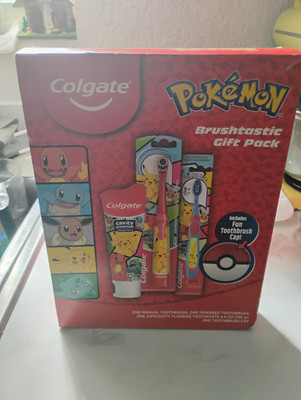 Colgate Pokémon Brushtastic Gift Pack Toothbrush Toothpaste Set