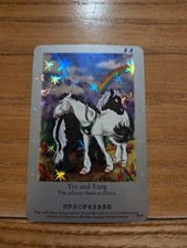 Bella Sara - First Series Silver - Foil F9/9 Yin And Yang Horse Trading Card