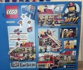 LEGO 60003 City: Fire Emergency 100% Complete + Box EUC!!