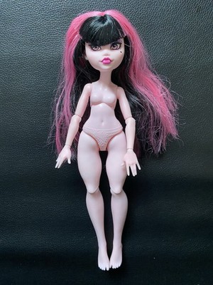 Monster High Doll Draculaura Black bangs Gen 3 Basic Nude Fashion Wave G3 Goth