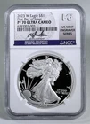 2023 W $1 Proof Silver Eagle NGC PF70 UCAM First Day of Issue Gaudioso Signature