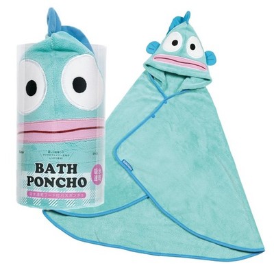 Hooded Bath Poncho Hangyodon, 108cm x 92cm, BPO1 A