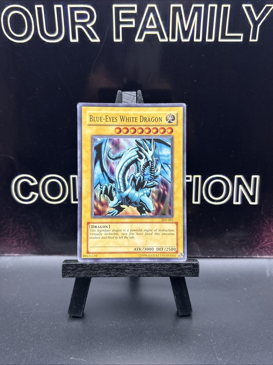 Yu-Gi-Oh! Konami 1996 Blue-Eyes White Dragon Holo SKE-001 89631139