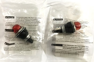 Dayton Raised Indicator Light Red 22NY60 [Lot of 2] NOS