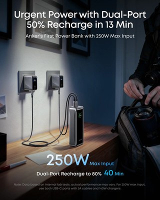 Anker Prime Power Bank, 26k 300W | eBay