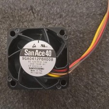 5pcs New Sanyo Denki 9GA0412P6H008 FAN AXIAL 40X40X20MM 12V DC WIRE