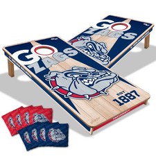 Gonzaga Bulldogs Cornhole 2x4 Pro Boards Foldable Legs Resin Bags