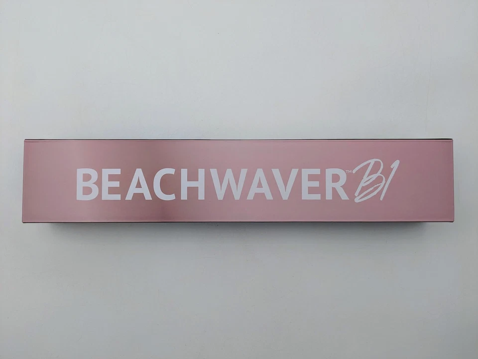 NEW BeachWaver B1 Rotating Curling Iron Midnight Rose