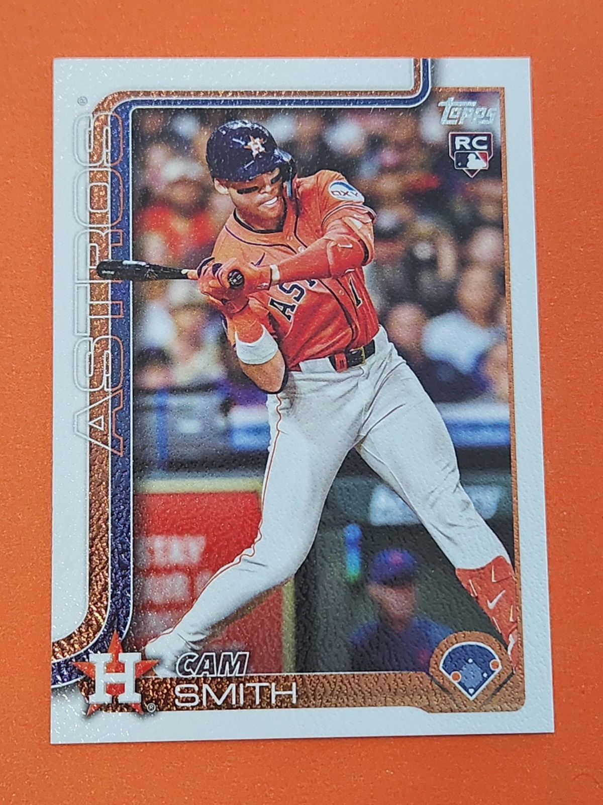 Cam Smith 2025 Topps Update Series US298 Canvas /50 Book End 50/50 Astros Rookie