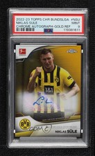 Niklas Sule Süle Chrome Bundesliga 2022 Gold Refractor /50 Auto