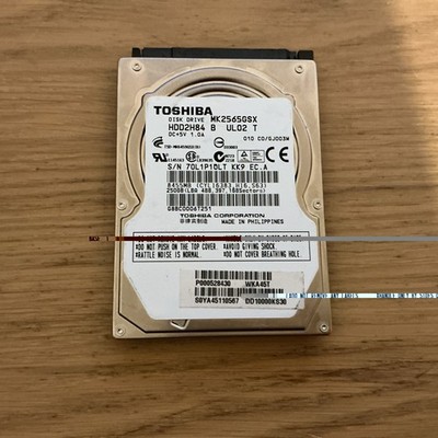 Toshiba HDD2H84 SATA II Notebook HDD Festplatte 2,5'' 5400RPM 8MB MK2565GSX - 250GB