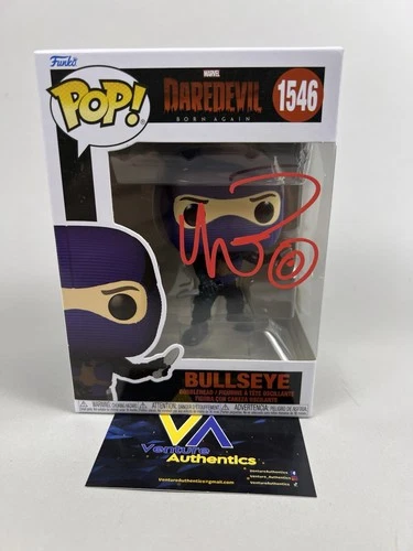 Wilson Bethel Signed Bullseye Daredevil Funko Pop w/ WITNESS JSA COA