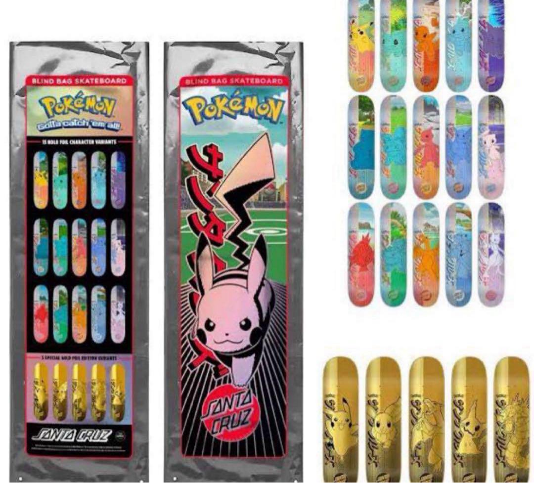 POKEMON Santa Cruz LIMITED SKATEBOARD Brand new unused unopened | eBay