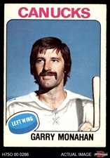 1975 O-Pee-Chee NHL #357 Garry Monahan Canucks 4 - VG/EX