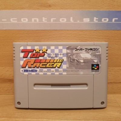 Super Famicom Spiele Games TOP RACER TOP GEAR Nintendo SNES SFC Japan Sammlung