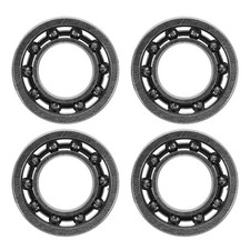 4Pcs High Speed Steel Yoyo Bearings with U Shaped Design Silver Color
