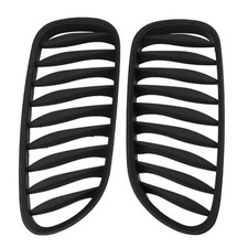 Left Right Front Kidney Grille, 1 Pair Front Kidney Grille Grill, Matte Black