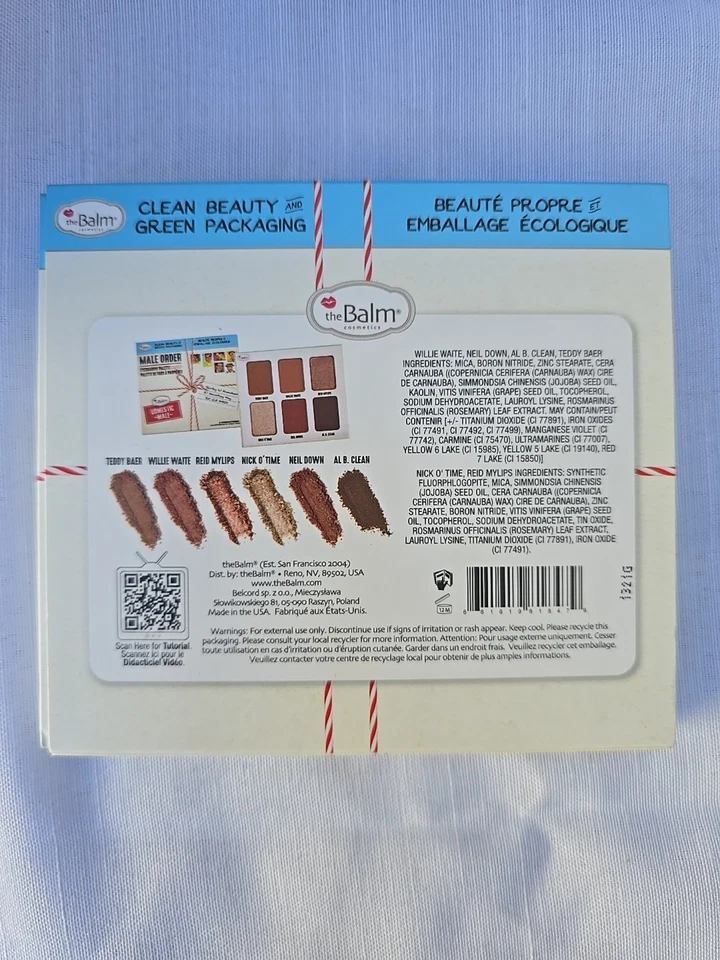 Paleta de Sombras Domésticas Masculinas da The Balm para Mulheres - Sombra de 8,4 oz - Imagem 2 de 3