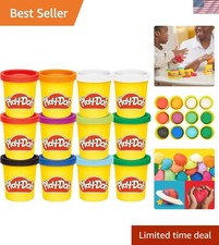 Non-Toxic Play-Doh 12-Pack - Artistic Jewel Colors for Preschool Fun & Learning