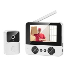 VIDEOCITOFONO WIFI MONOFAMILIARE CON MONITOR HD DA 4,3 POLLICI VISIONE NOTTURNA