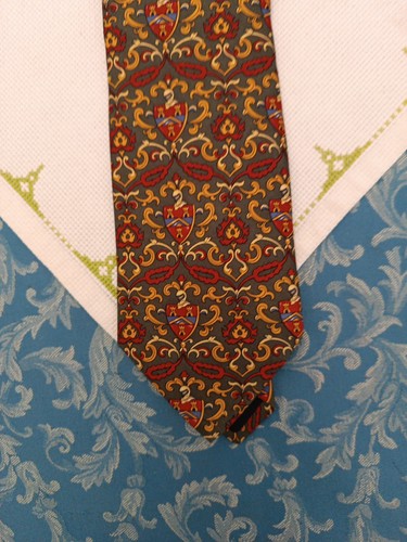 Etro MILANO 100% SILK TIE SETA CRAVATTA NECKTIE MADE IN ITALY Rara CLASSIC XL - Foto 5 di 21