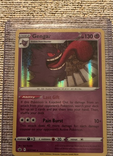 Gengar 057/198 Swsh06: Sword & Shield - Chilling Reign Holo