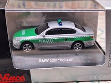 Schuco Model Car 1:87 H0 BMW 525i Police Green