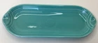 Fiesta Ware Turquoise Blue Bread Platter Utility Tray 12"