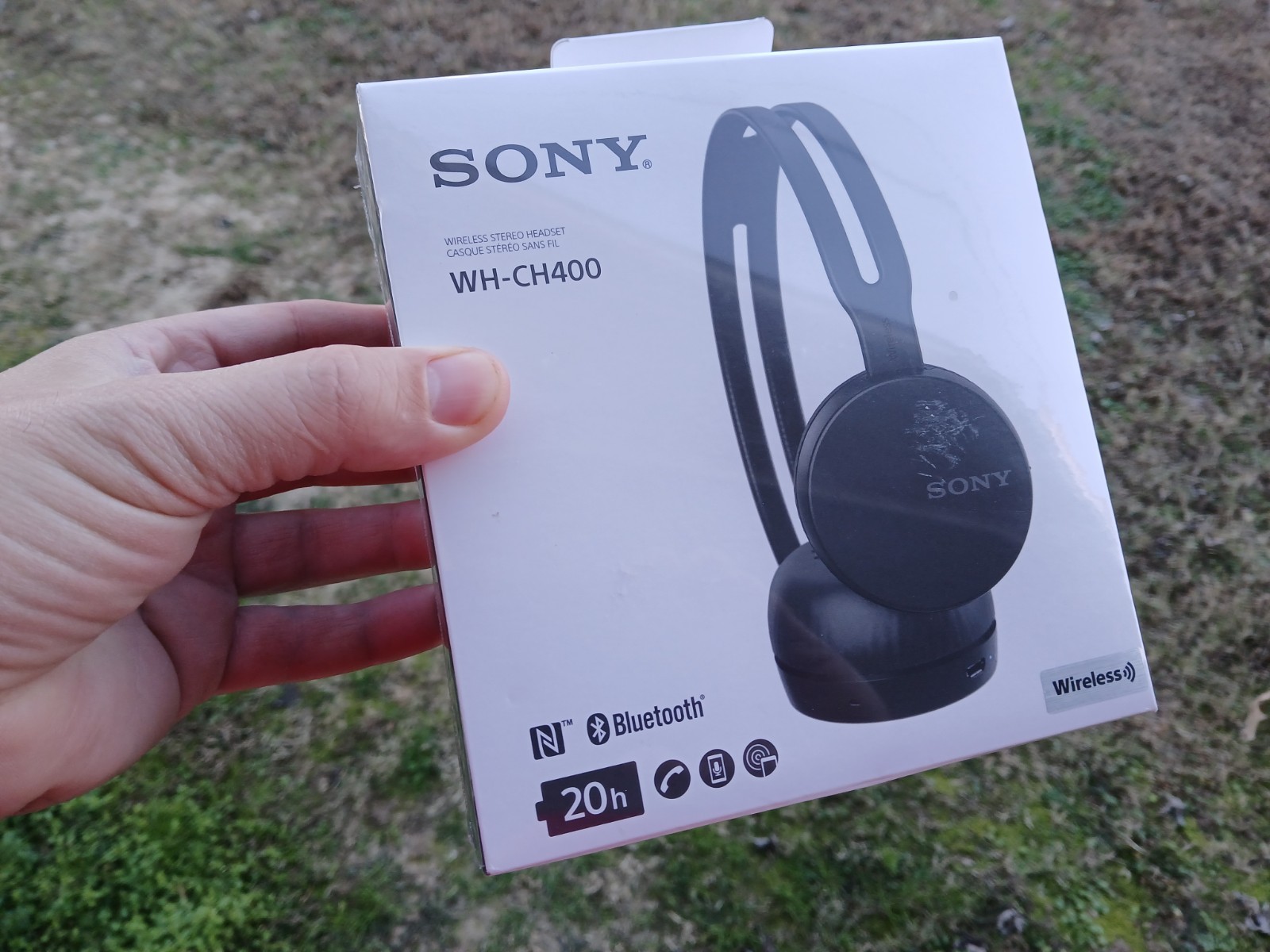Sony WH-CH520/B Bluetooth Wireless Headphones - Black
