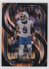 2024 Panini Select Premier Level Black & Orange Shock Prizm Taylor Rapp 0y59